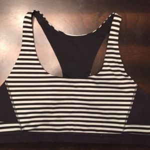 Lululemon Striped Sports Bra- Size 6